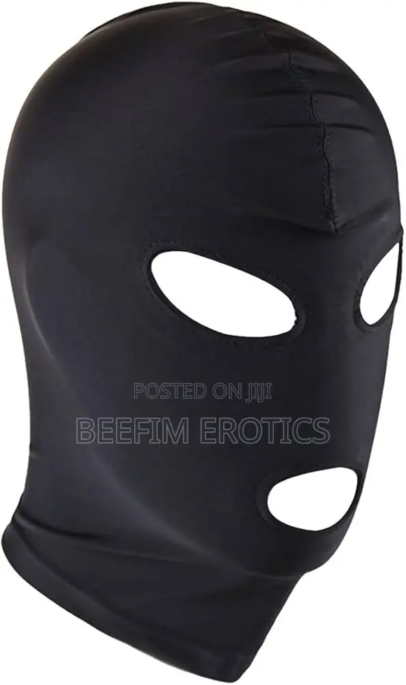 Black Full Face Hood Ski Mask Party Face Mask