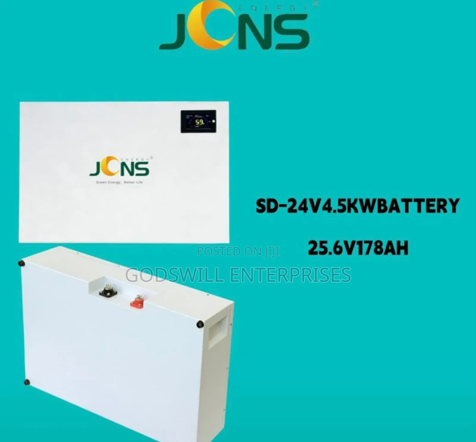 Jons 4.5kwh Lithium Battery 24v
