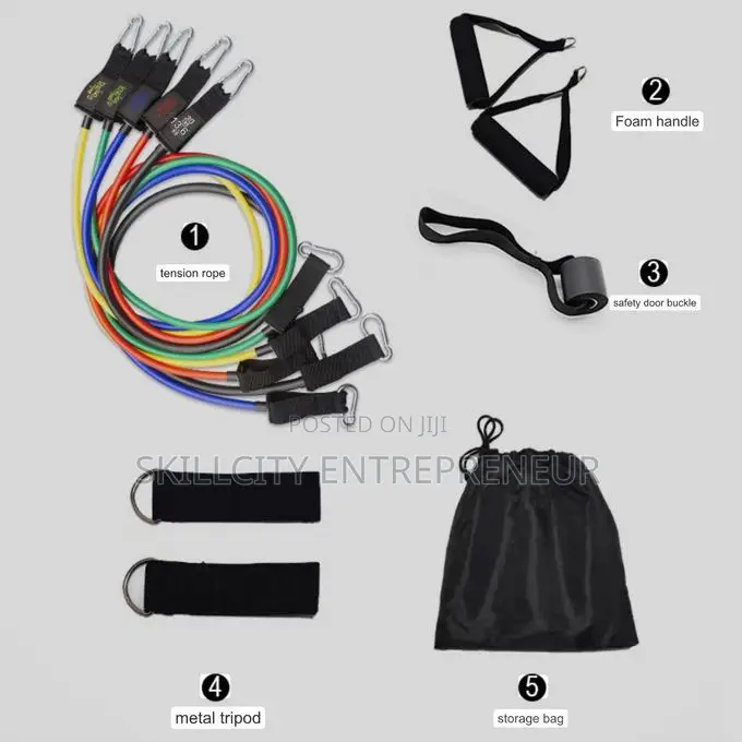 11 Pack Full Body Resistance Band