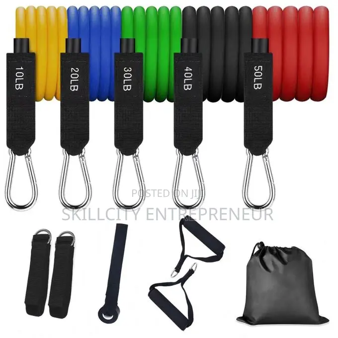 11 Pack Full Body Resistance Band