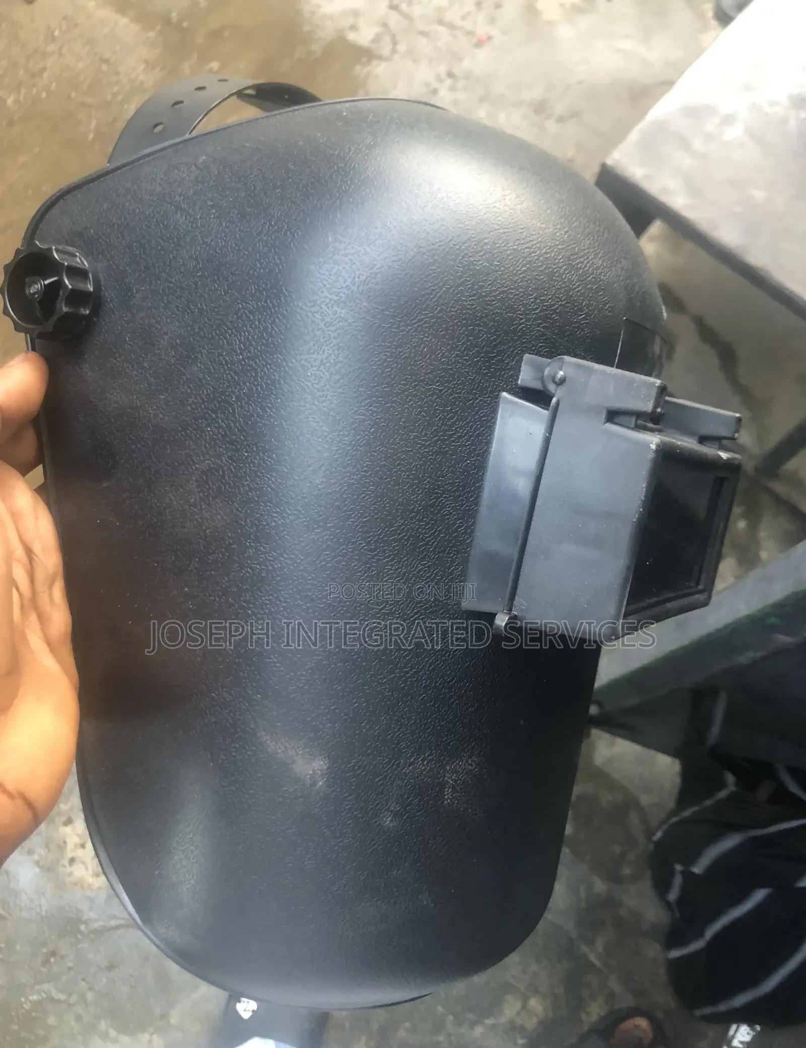 Black Hdpe Or Abs Plastic Welding Helmet