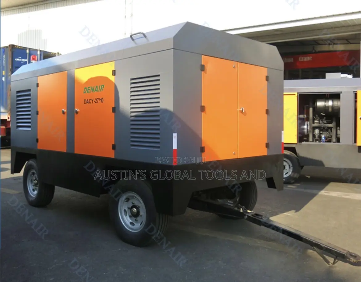 Powered Rotary Screw Air Compressor