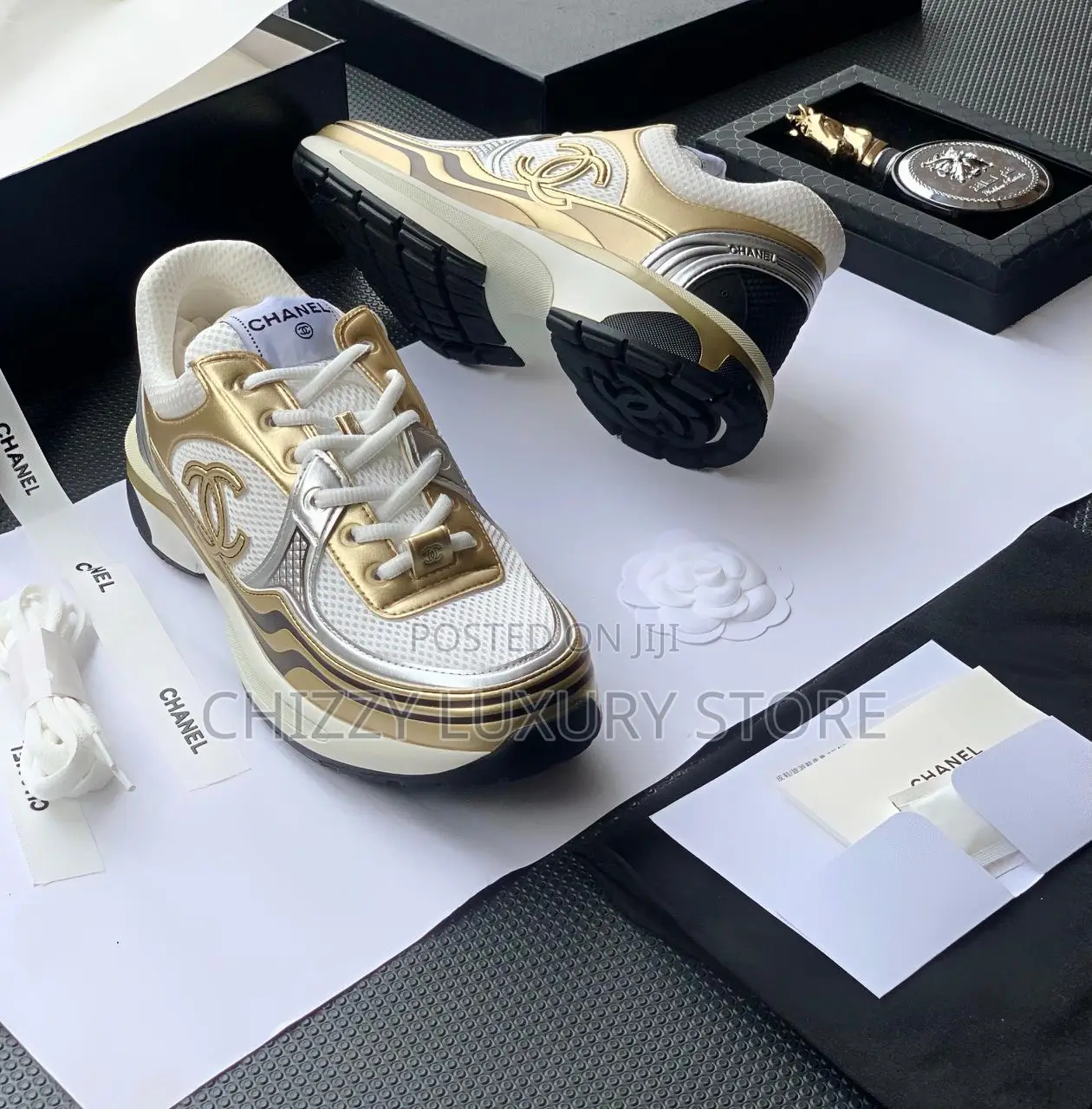 Chanel Quality Luxury Men Sneakers