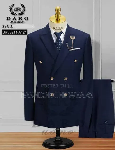 Men's Luxury Double Breasted Suit