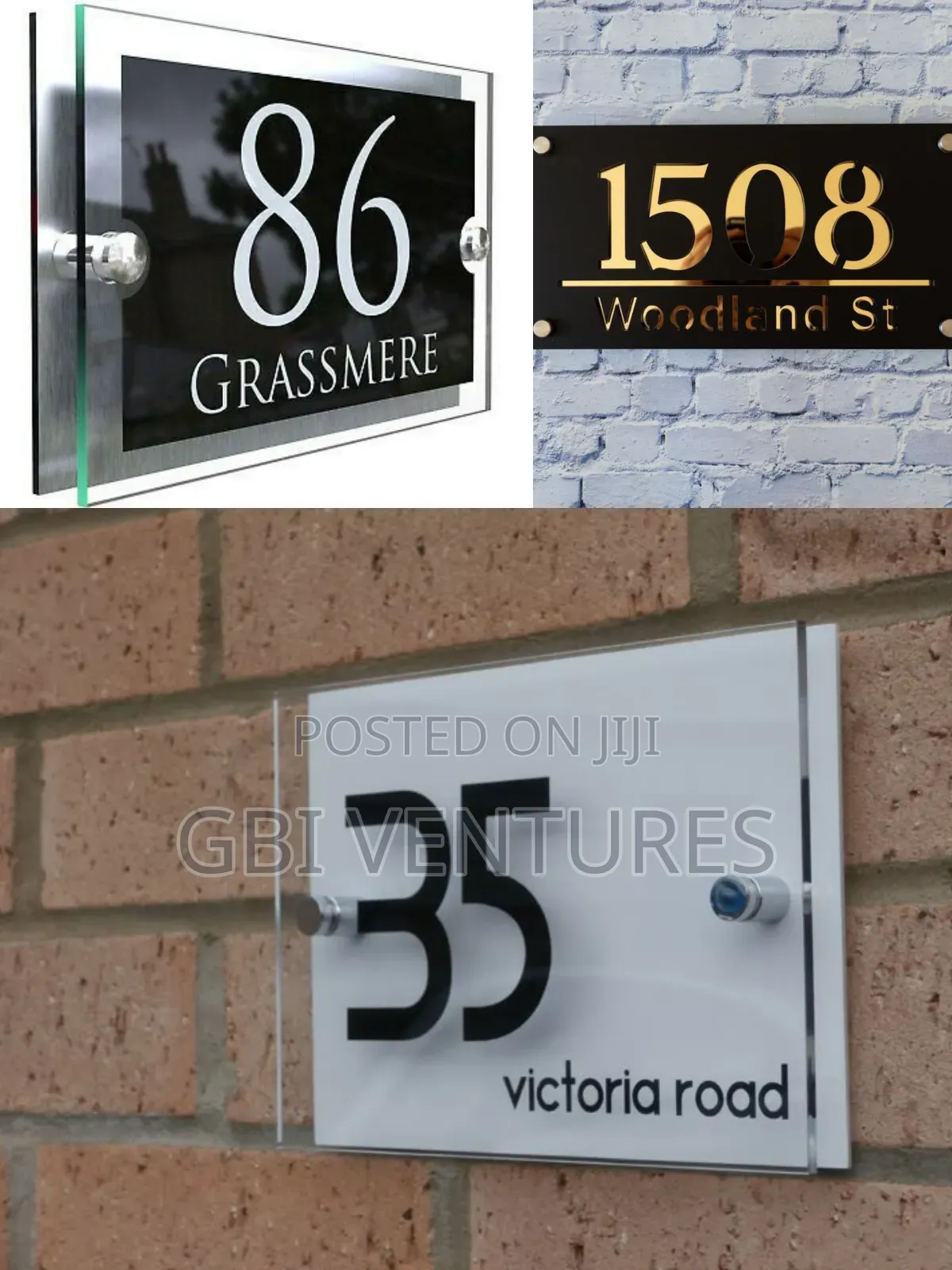 Street Name and Number Signage
