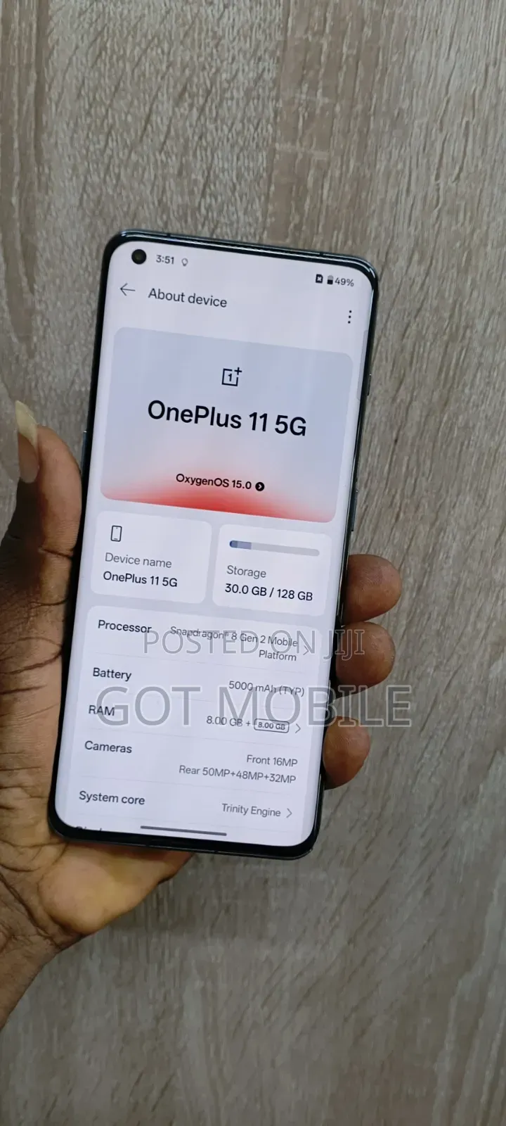 OnePlus 11 256 GB Black