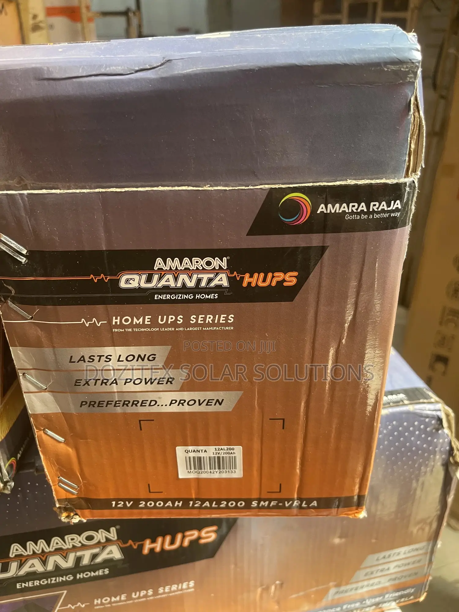 Amaron Quanta Hups Tubular Battery