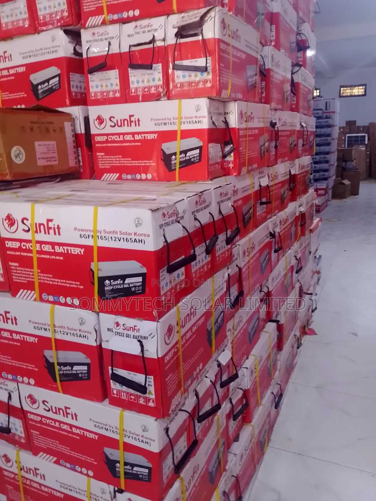 165ah Sunfit Gel Battery