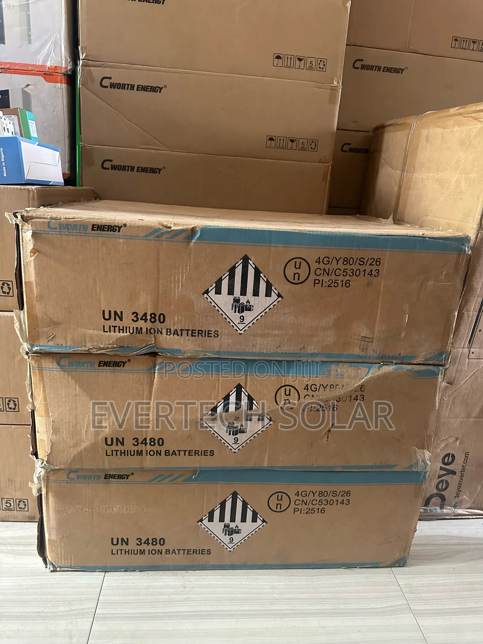 10kwhs Cworth Energy 48v 200a Lithium Ion Battery