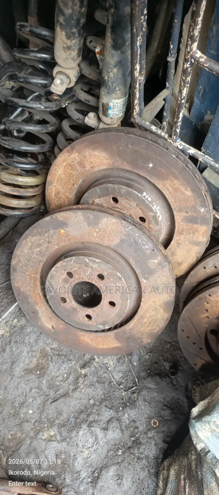 Front Brake Discs Ford Explorer 2018 Model