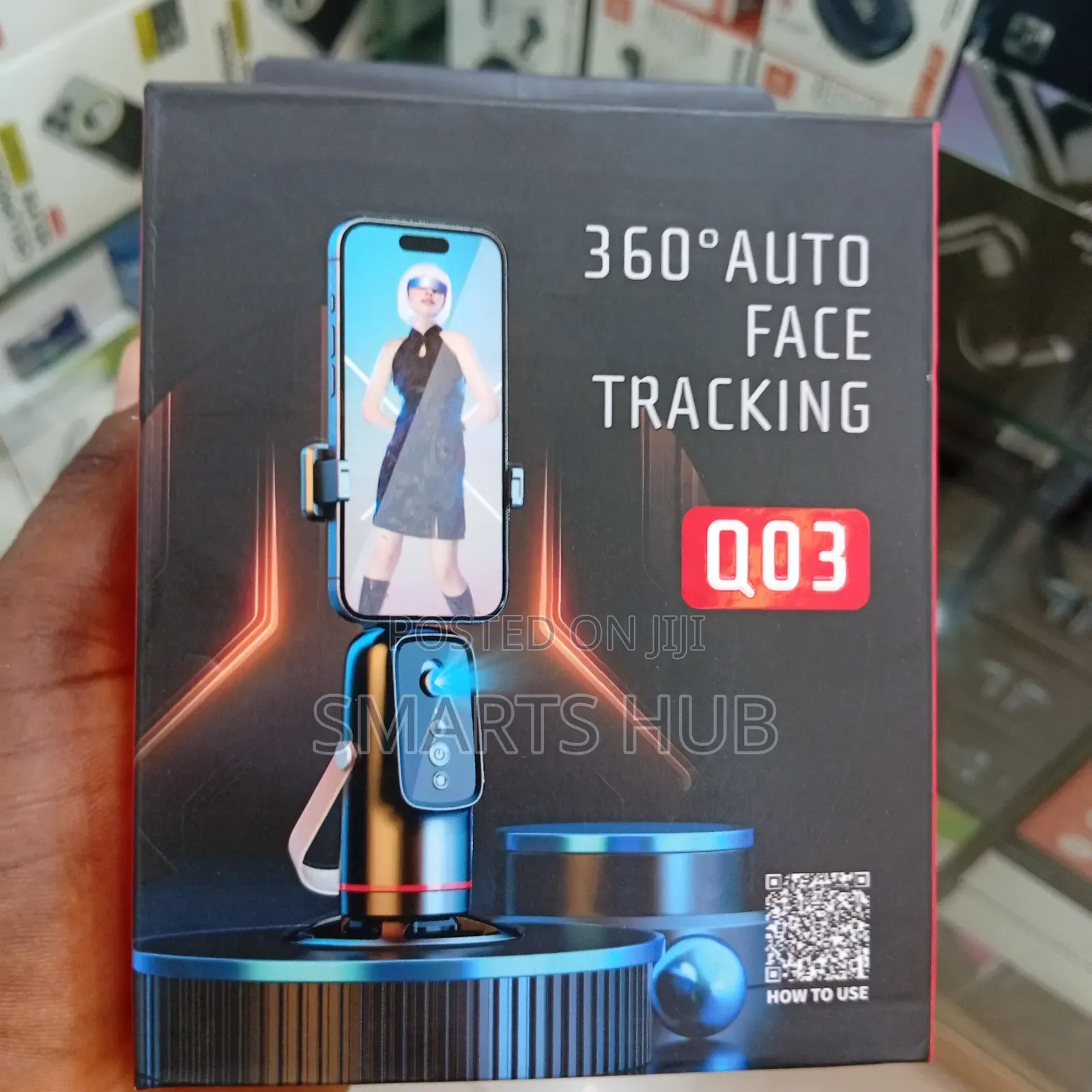 Q03 360 Auto Face Tracking and Ai Intelligent Tripod