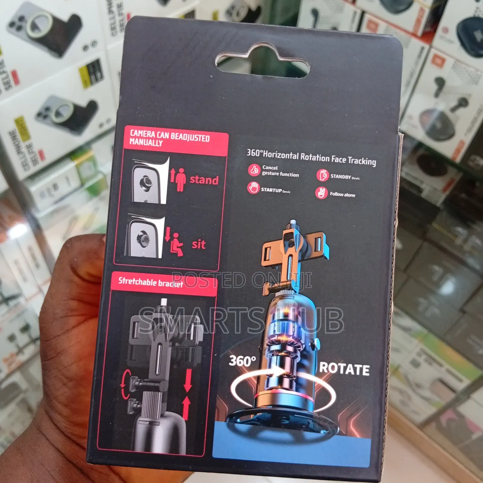 Q03 360 Auto Face Tracking and Ai Intelligent Tripod