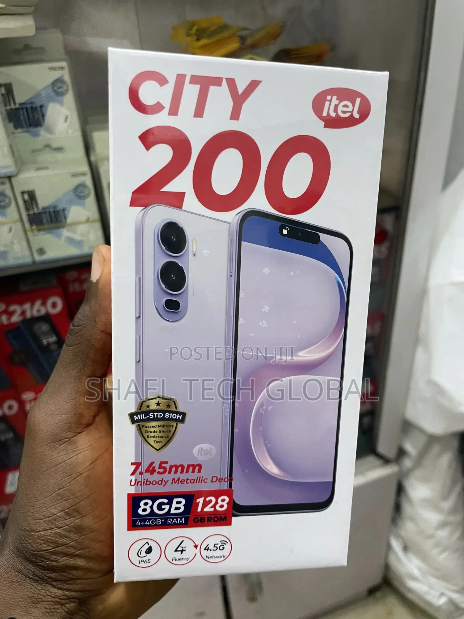 New Itel City 200 128 GB Black