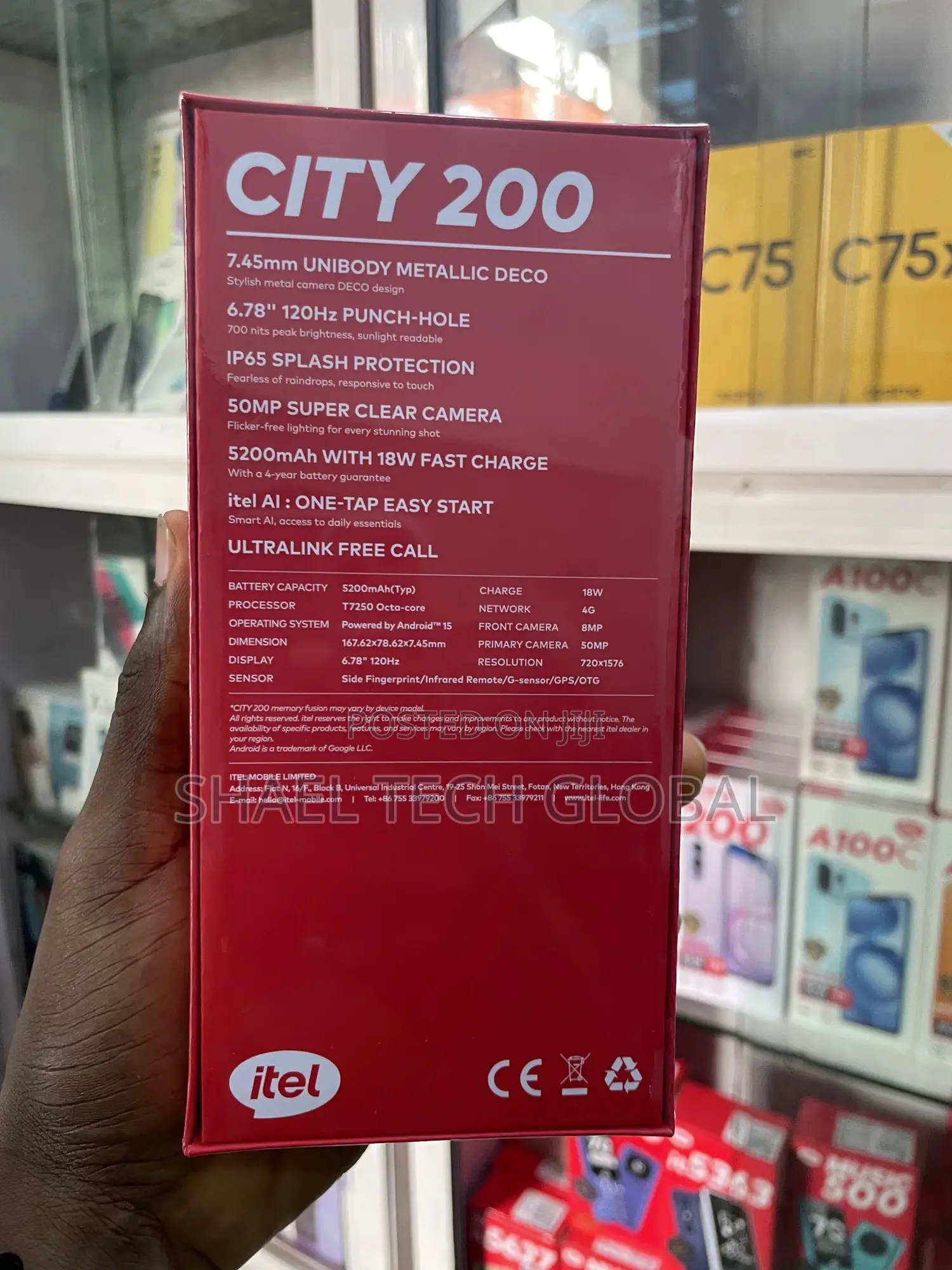 New Itel City 200 128 GB