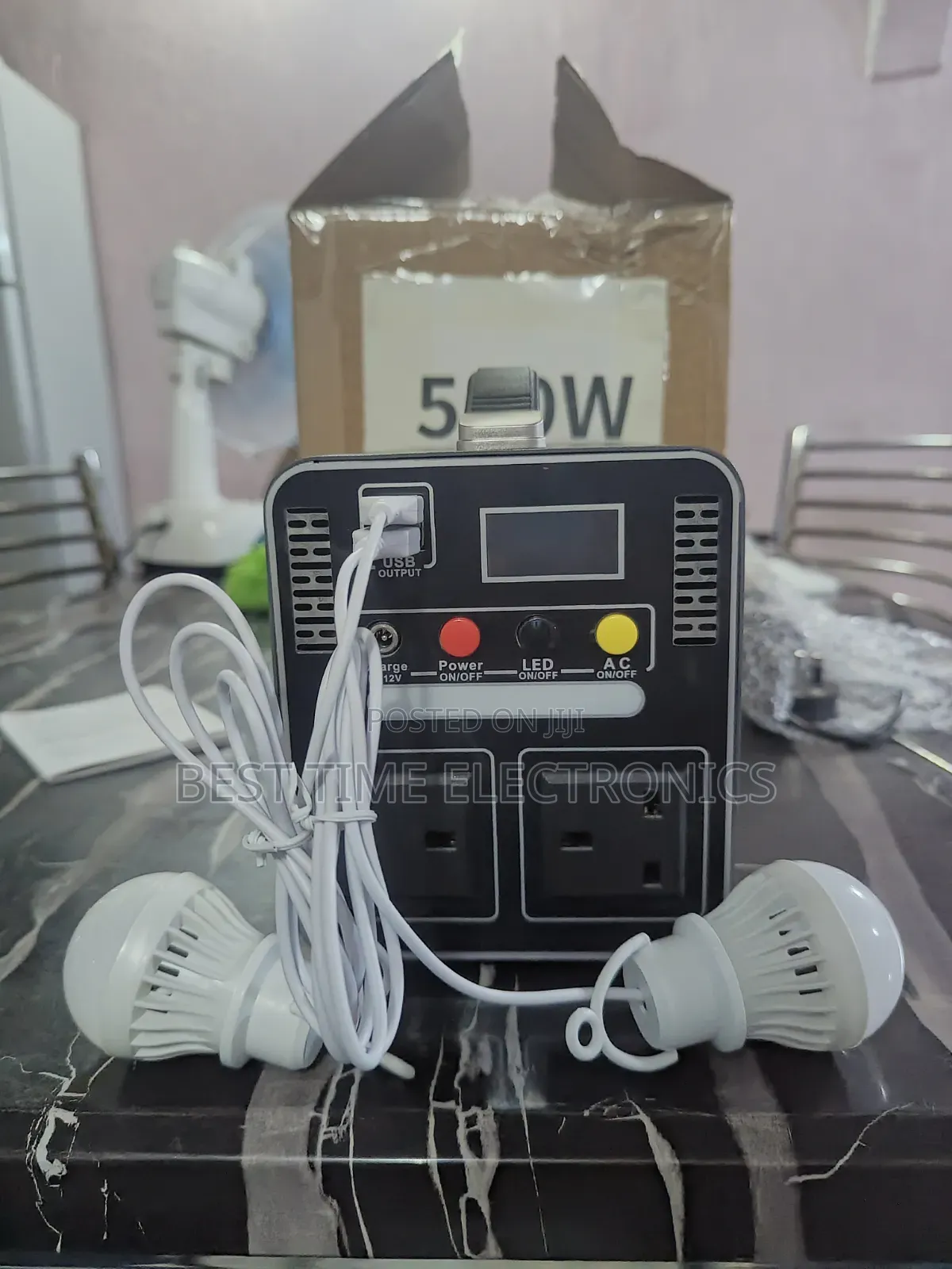 Wolftek 500w Portable Lithium Solar Generator ENGINE