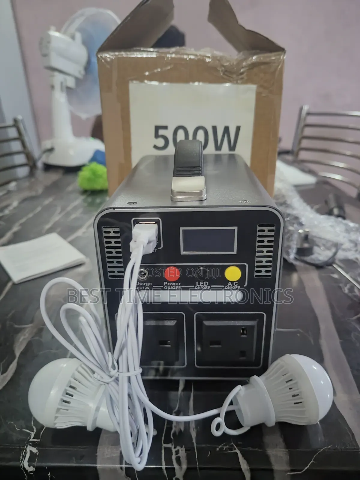 Wolftek 500w Portable Lithium Solar Generator ENGINE