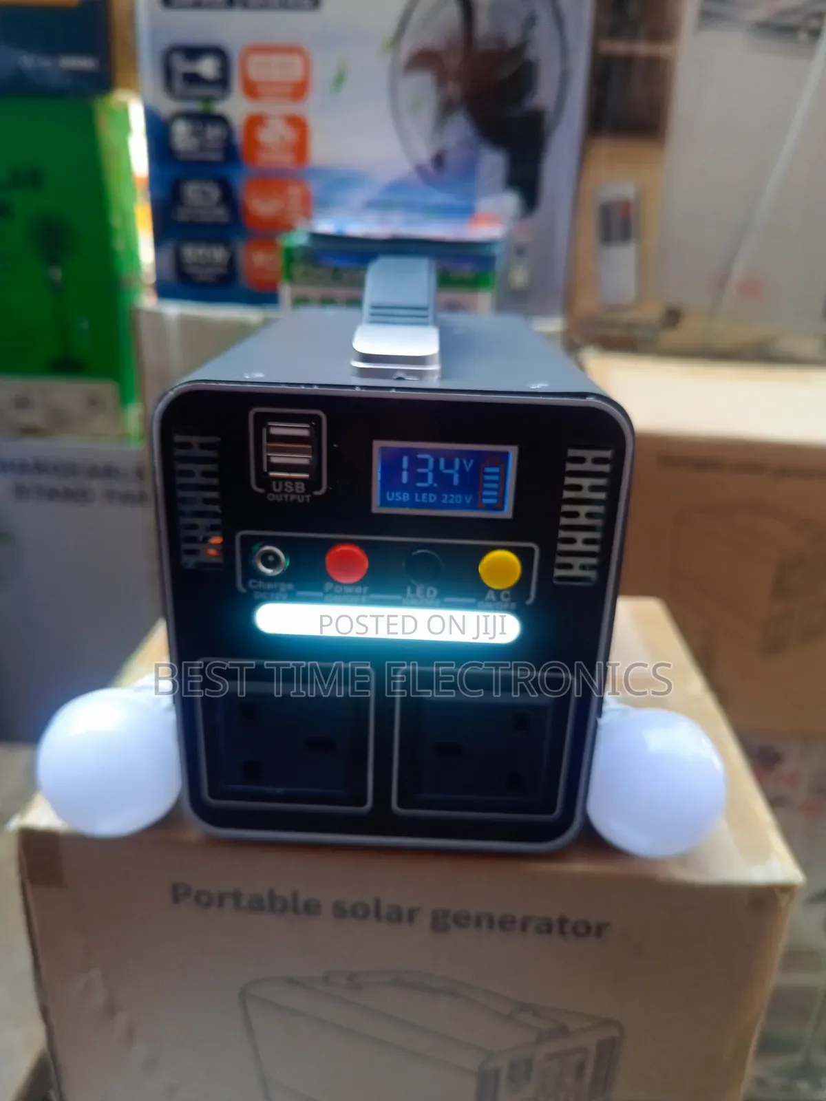 Wolftek 500w Portable Lithium Solar Generator ENGINE