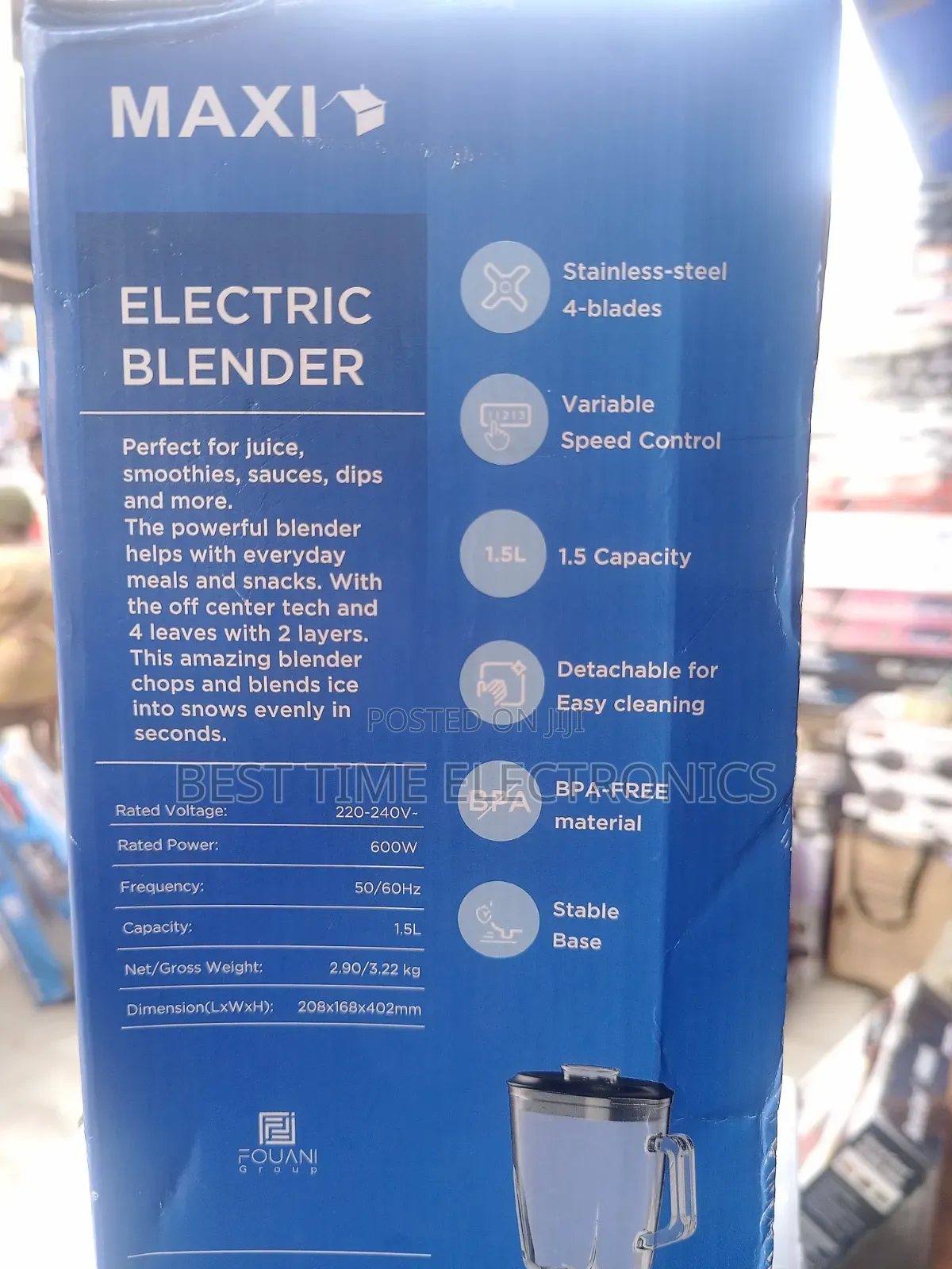 Quality Maxi 1.5ltr Electric Blender