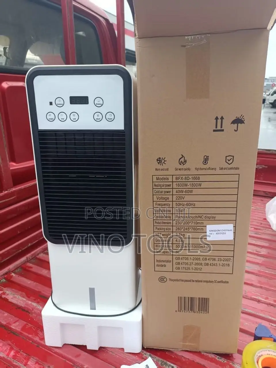 Air Cooling Fan With Humidifier