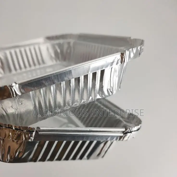 Disposable Aluminium Foil Plate With Lid – For Bulk Events Fast Food