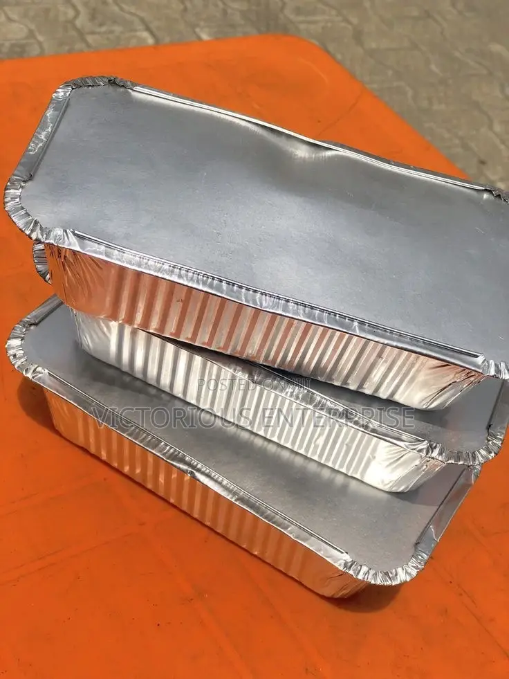 Disposable Aluminium Foil Plate With Lid – For Bulk Events Fast Food