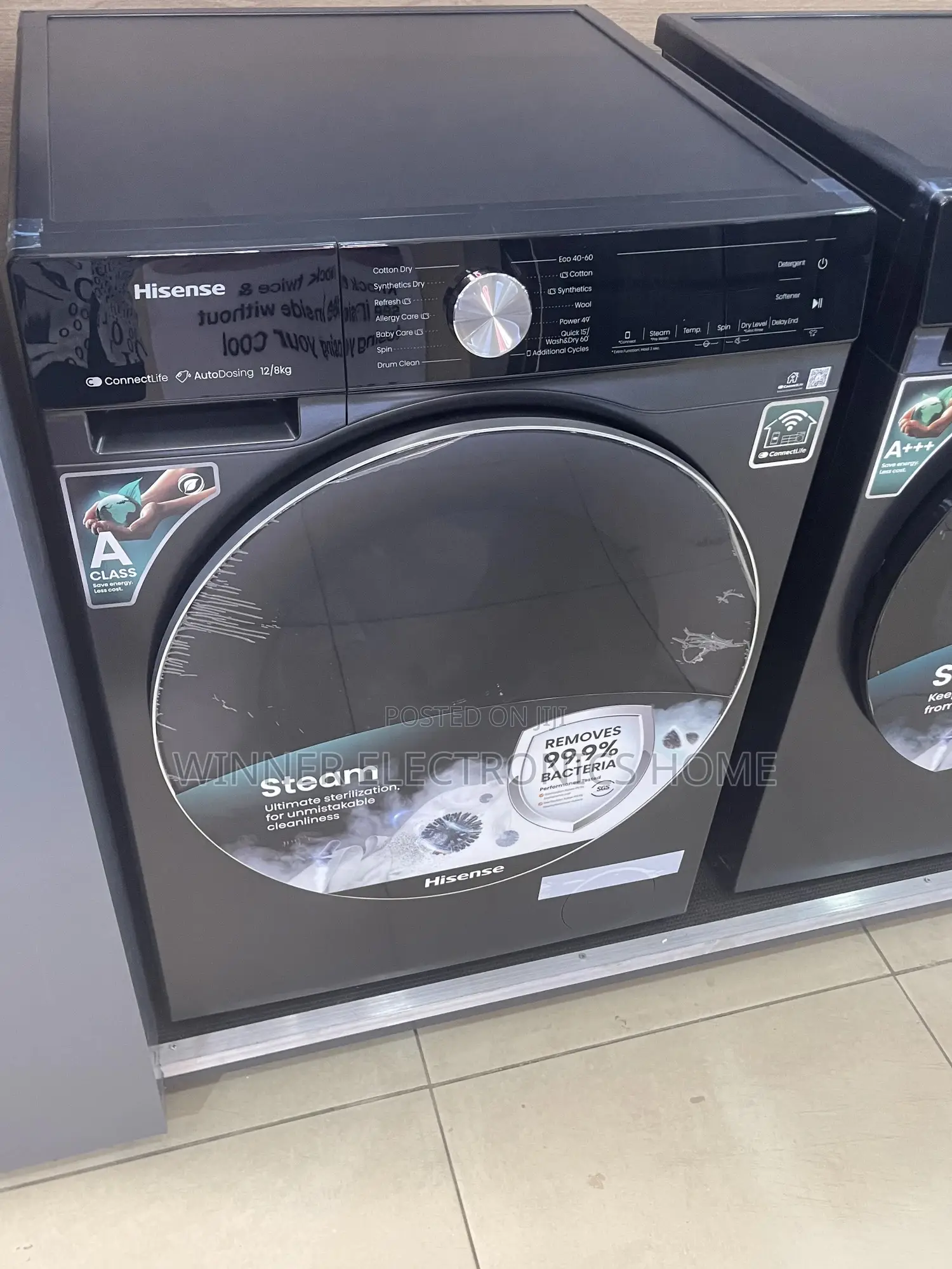 Hisense 12kg Automatic Wash and Dry Inverter Washing Machine