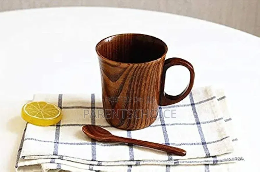 Wooden Coffee Beer Mugs - 300ml