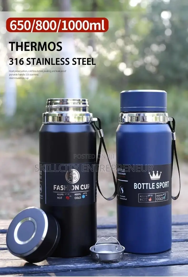 Leak-Proof Thermos Bottle for Tea, Coffee Hot Water