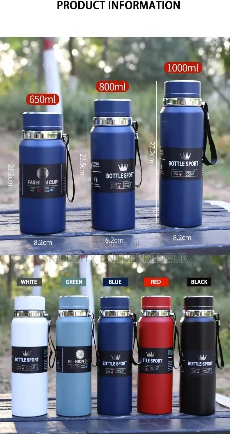 Leak-Proof Thermos Bottle for Tea, Coffee Hot Water