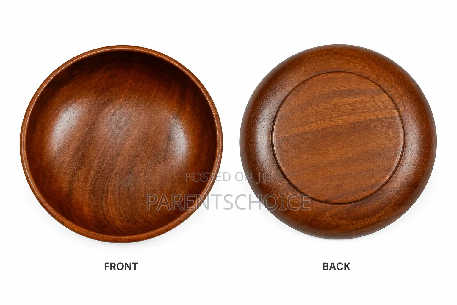 Elegant Wooden Serving Bowl-23cm /20cm