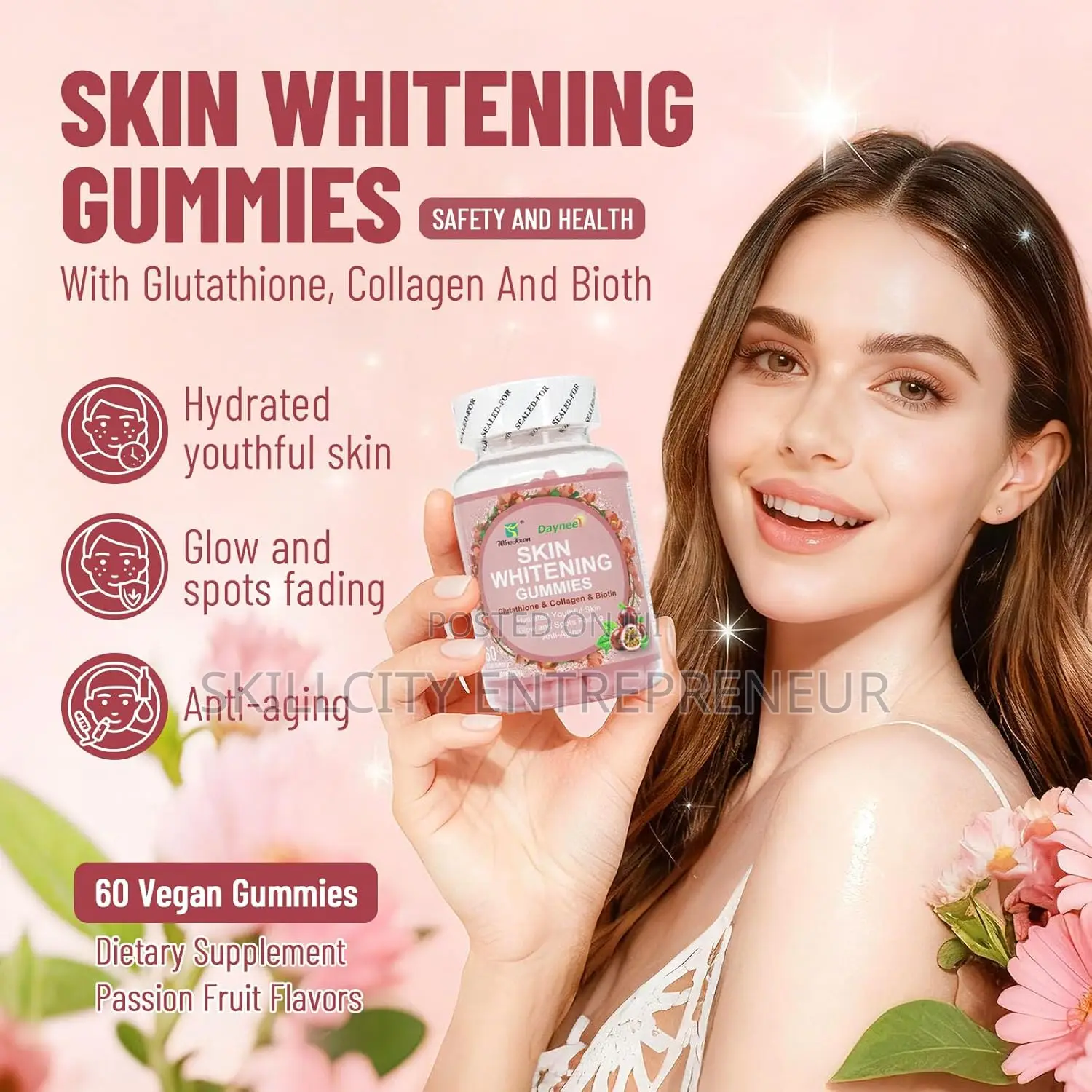 Glutathione Whitening Collagen Gummies