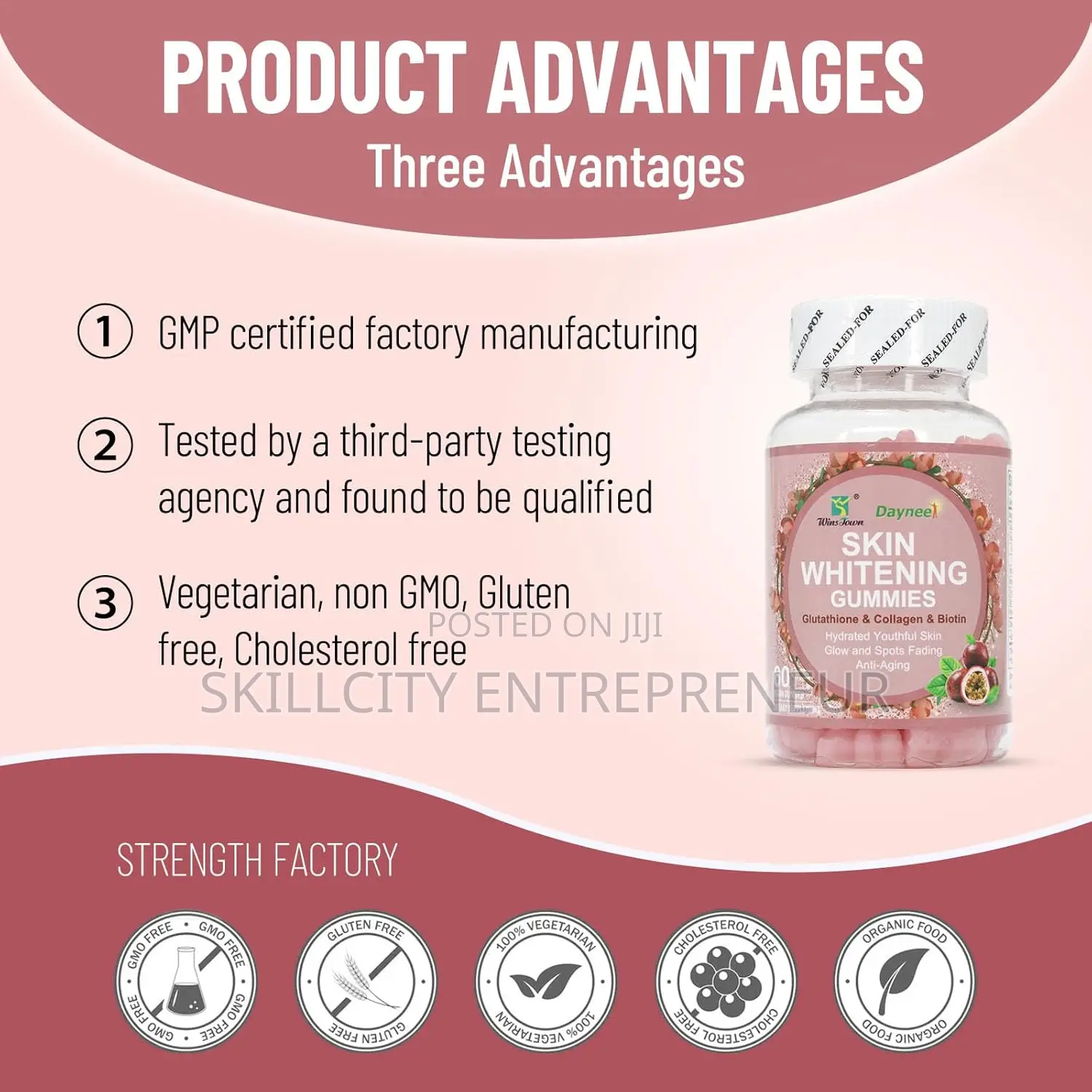 Glutathione Whitening Collagen Gummies