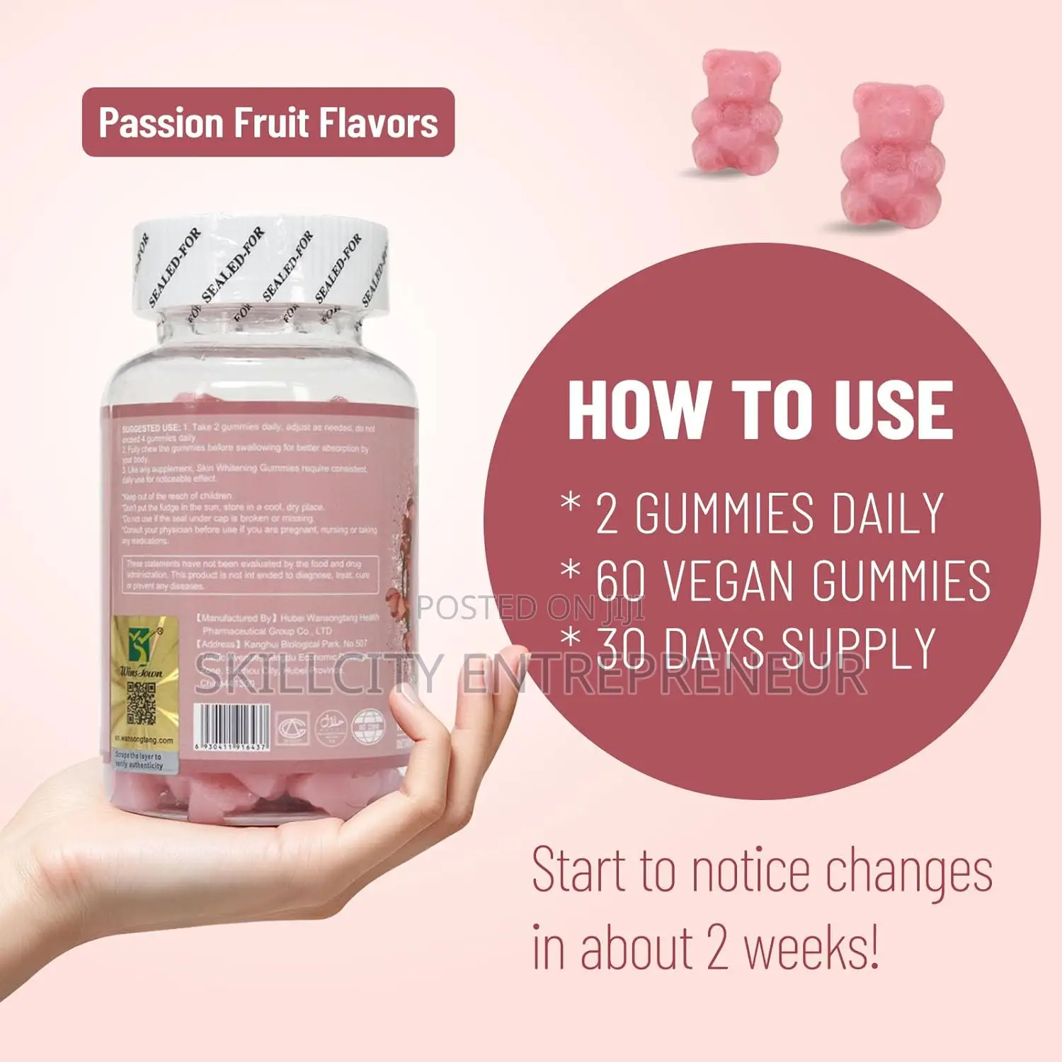 Glutathione Whitening Collagen Gummies