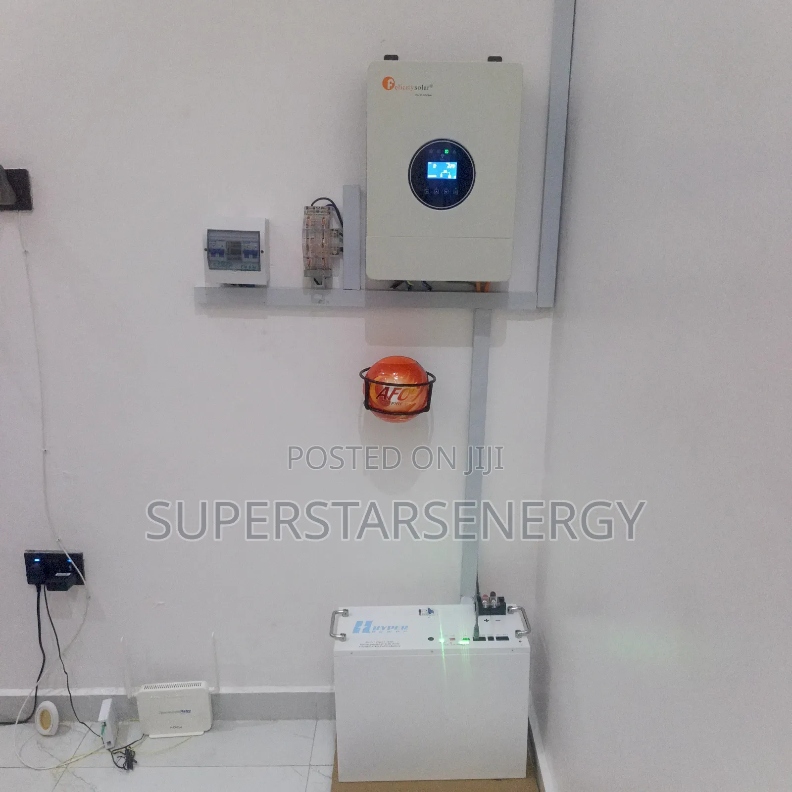 3.2kwh 24v Lithium Battery and 4.2kva 24v Complete Solar Setup