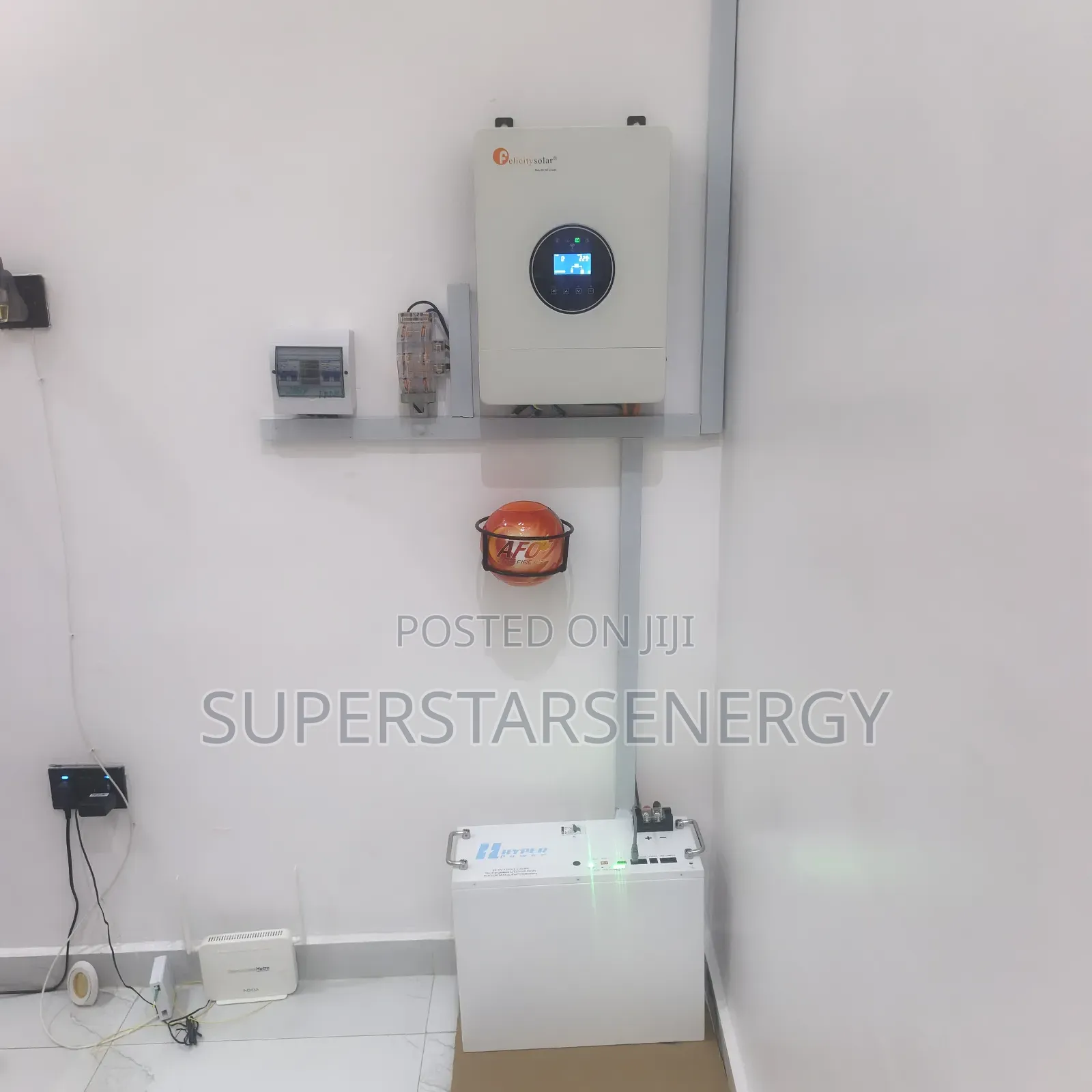 3.2kwh 24v Lithium Battery and 4.2kva 24v Complete Solar Setup