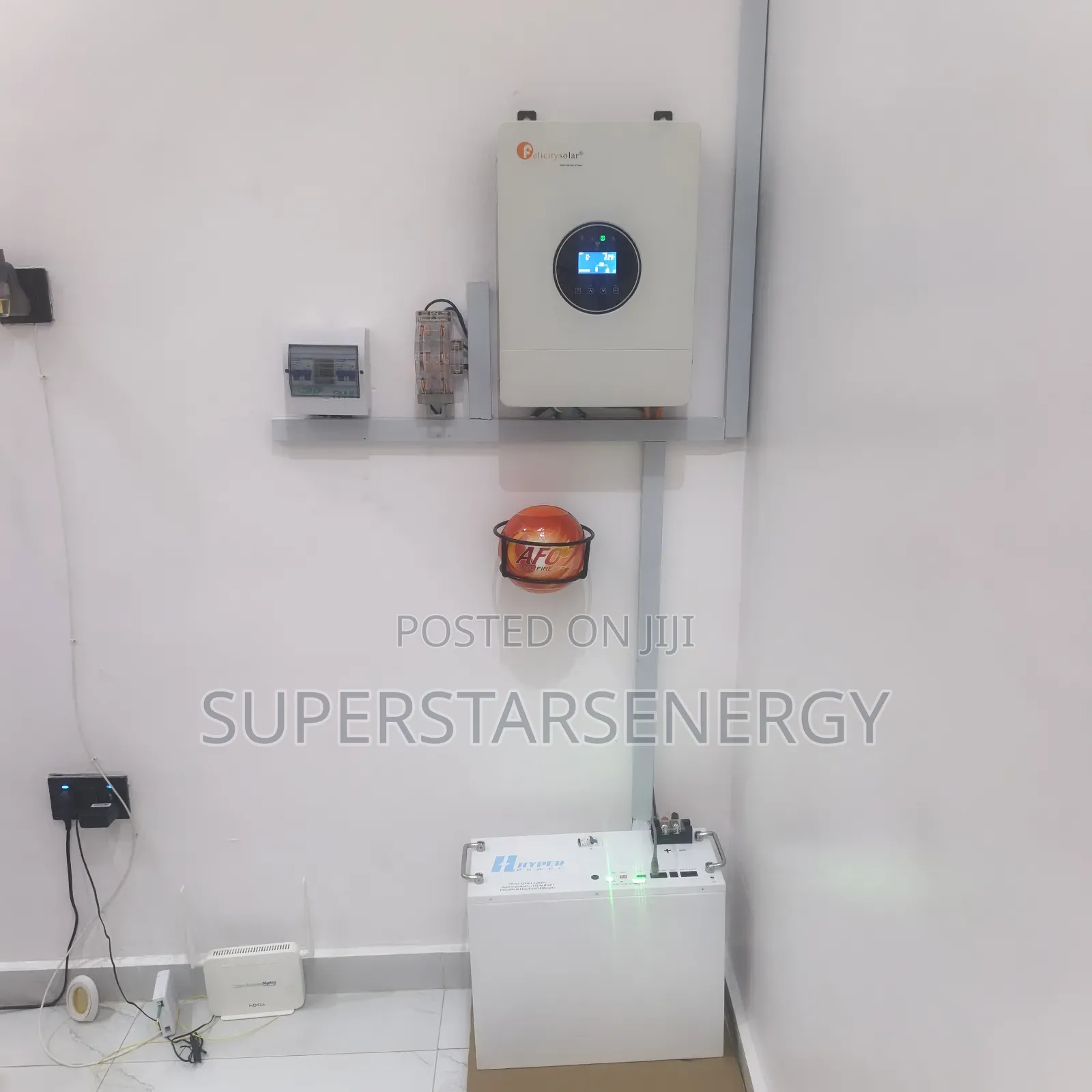 3.2kwh 24v Lithium Battery and 4.2kva 24v Complete Solar Setup