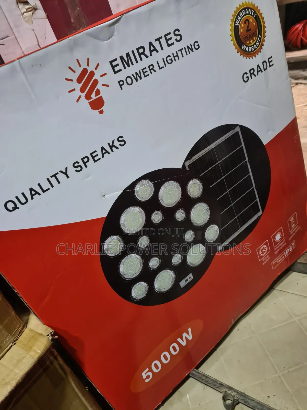 5000watts Curcle Solar Streetlight