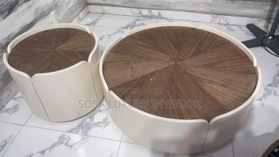 Premium Round Wooden Nesting Centre Tables