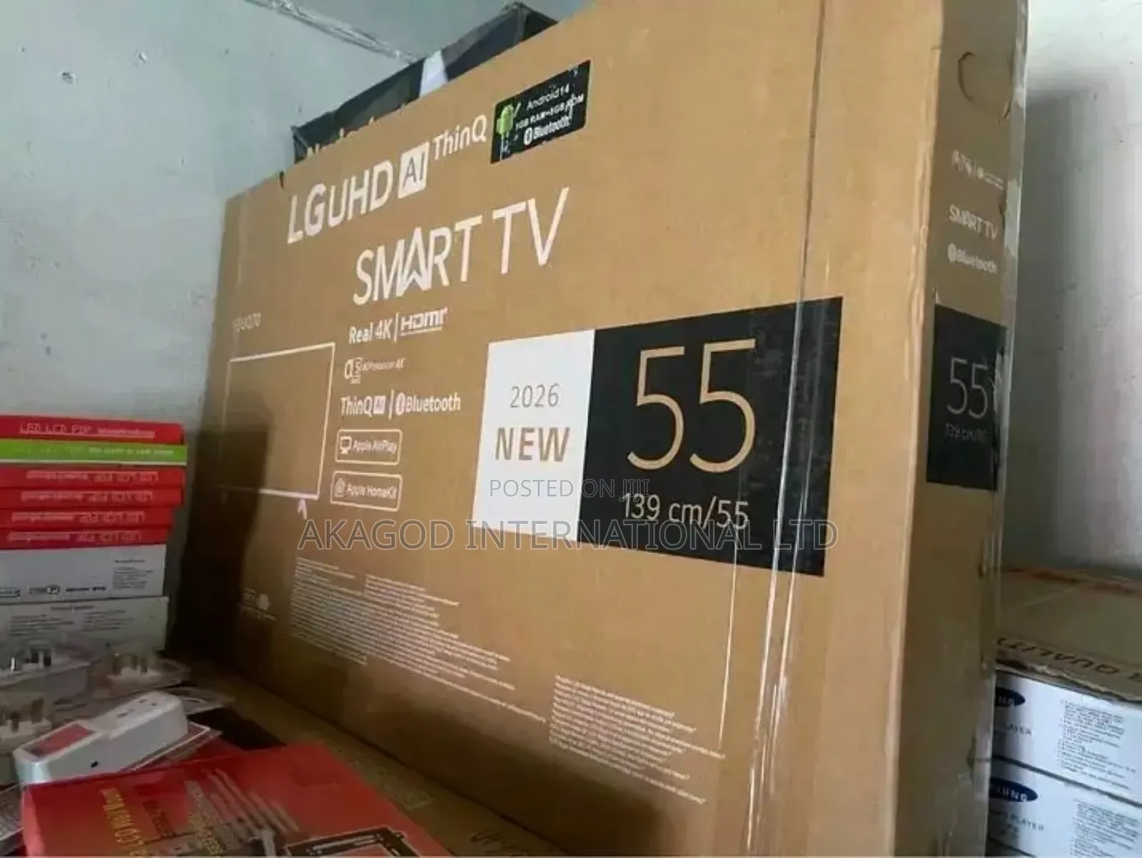 55inches Led Smart Lg Tv + Wi-Fi, Internet