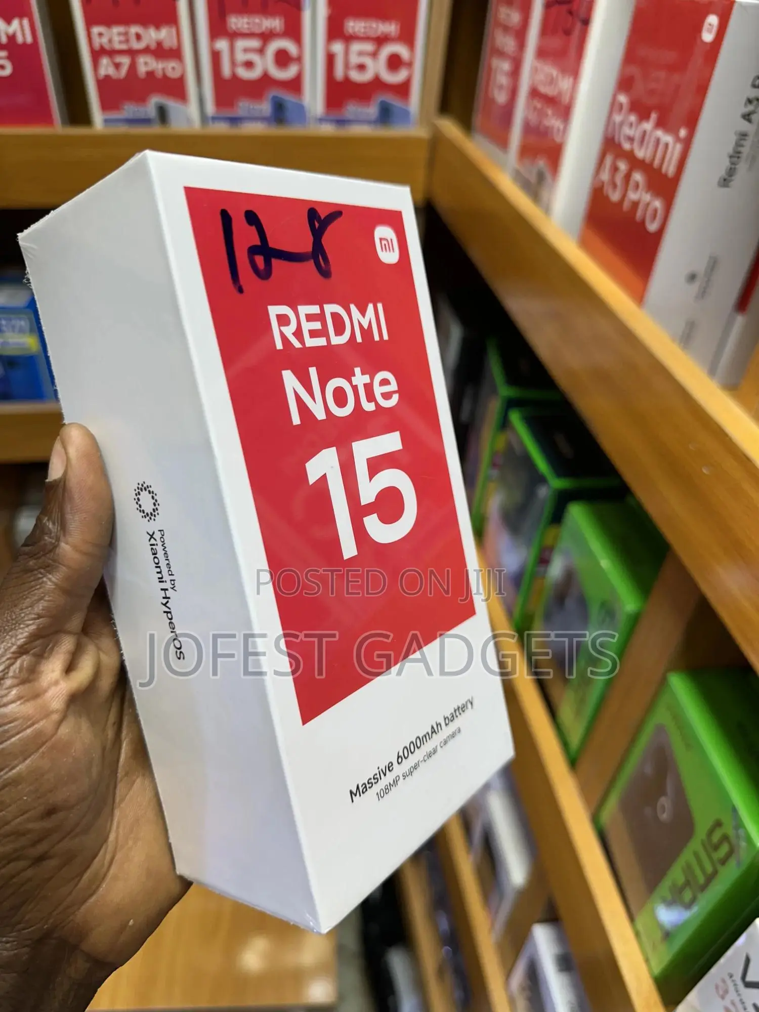 New Xiaomi Redmi Note 15 128 GB Black