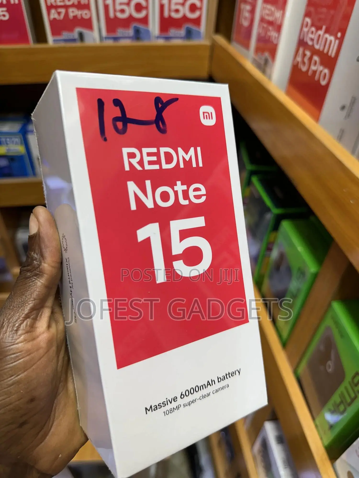New Xiaomi Redmi Note 15 128 GB Black