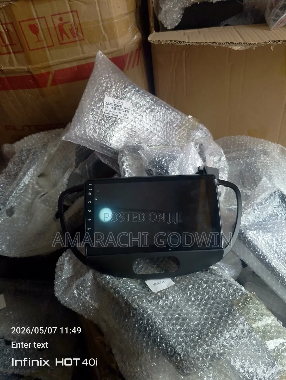 Hyundai I10 Andriod Navigation Screen