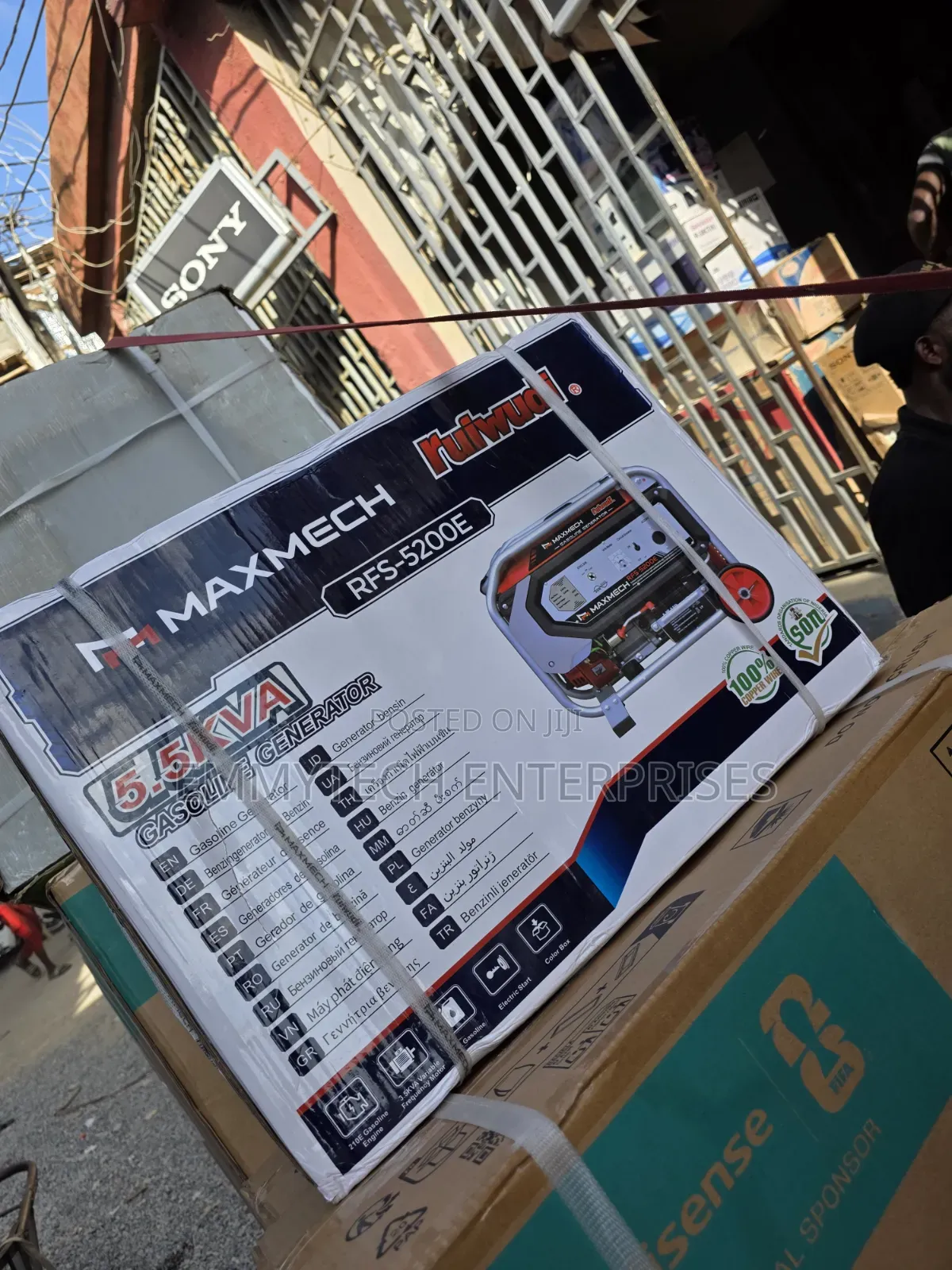 《》High Quality 5.5kva Maxmech Petrol Generator 100% Copper Coil