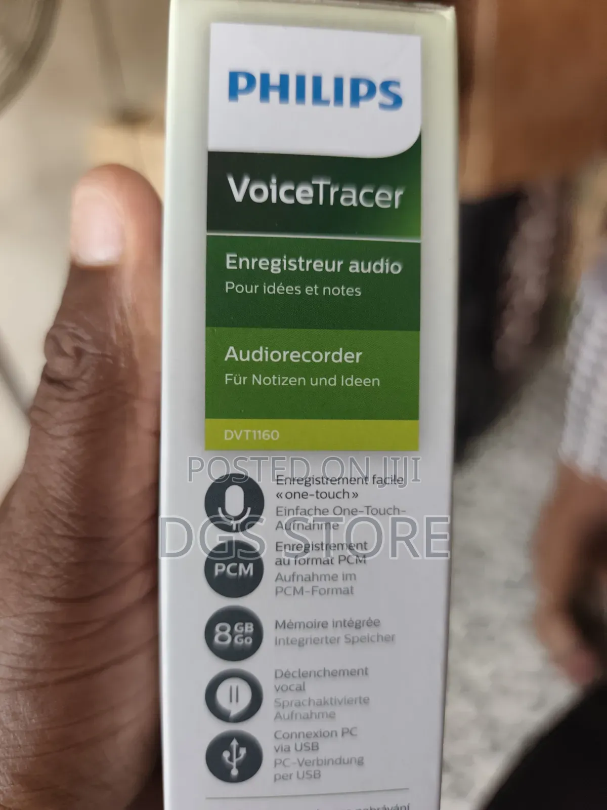 Philips Voice Tracer Audio Recorder Dvt1160