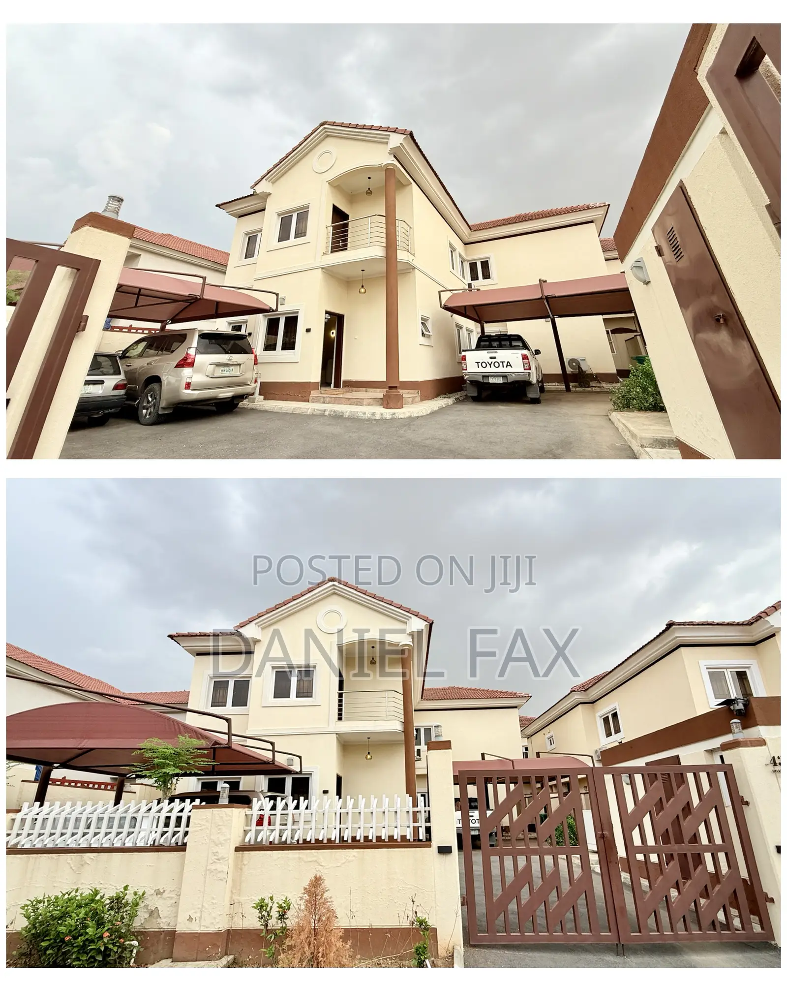 Furnished 4bdrm Duplex in Godab Estate, Life Camp for rent