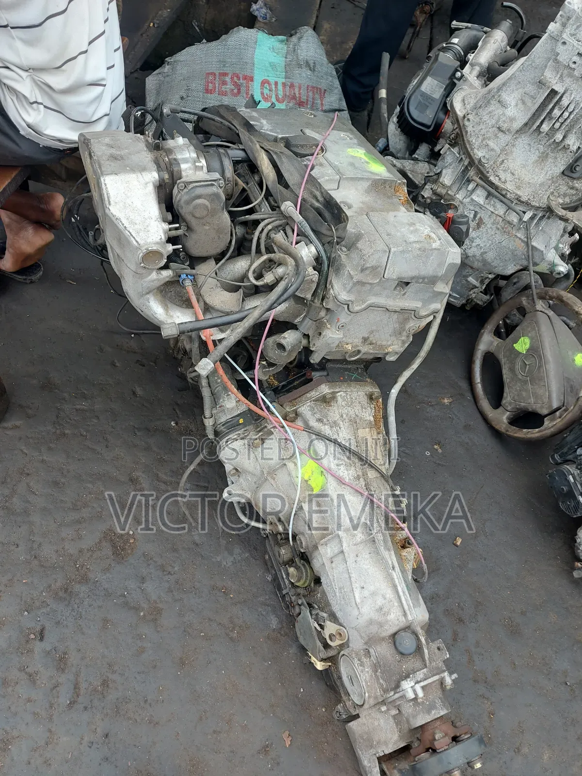 Complete Engine and Gear Box C200 202