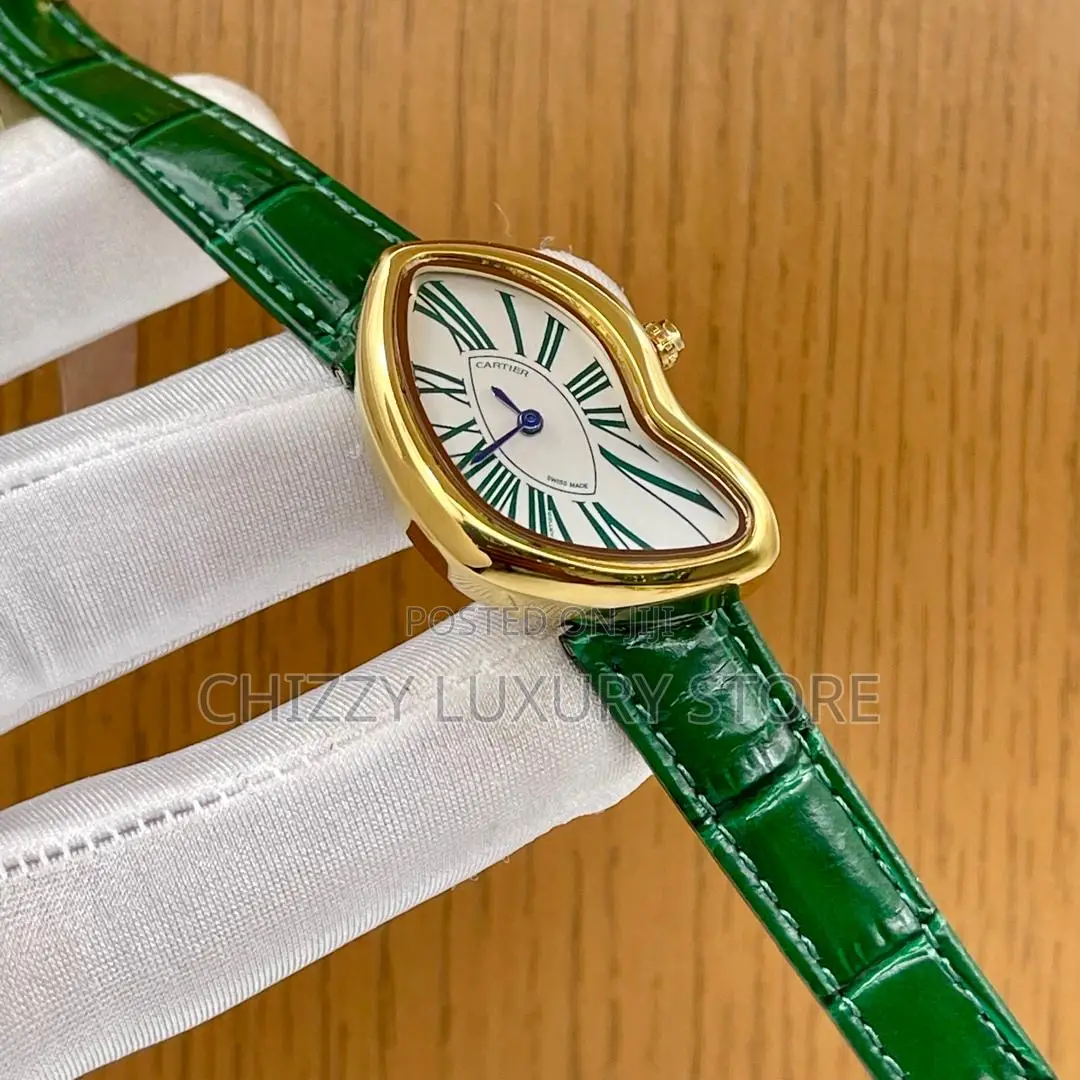 Cartier Quality Luxury Ladies Genuine Leather Wristwatch