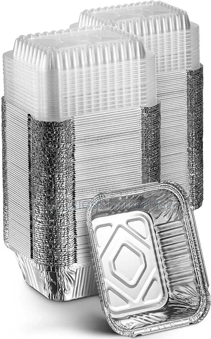 Heavy-Duty Aluminium Takeaway Tray – Fast Food Catering Packaging