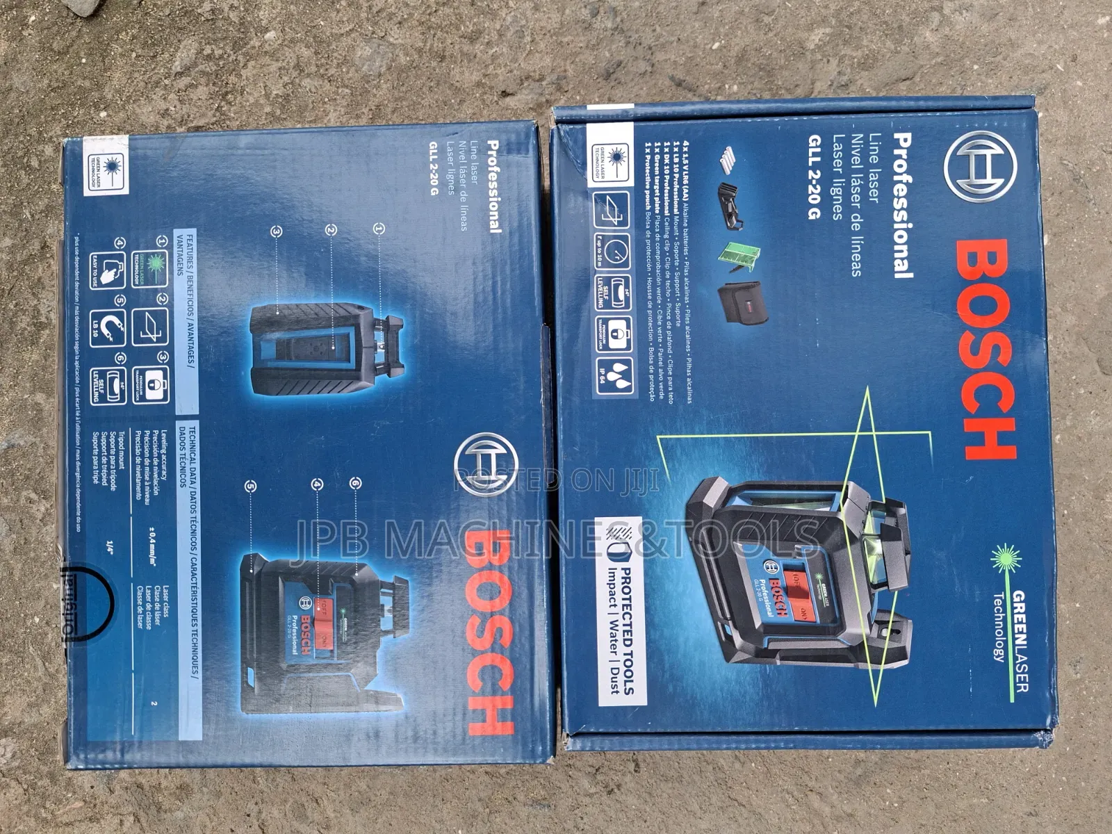 Bosch Original Green Laser With Wall Mount GLL 2-20 G