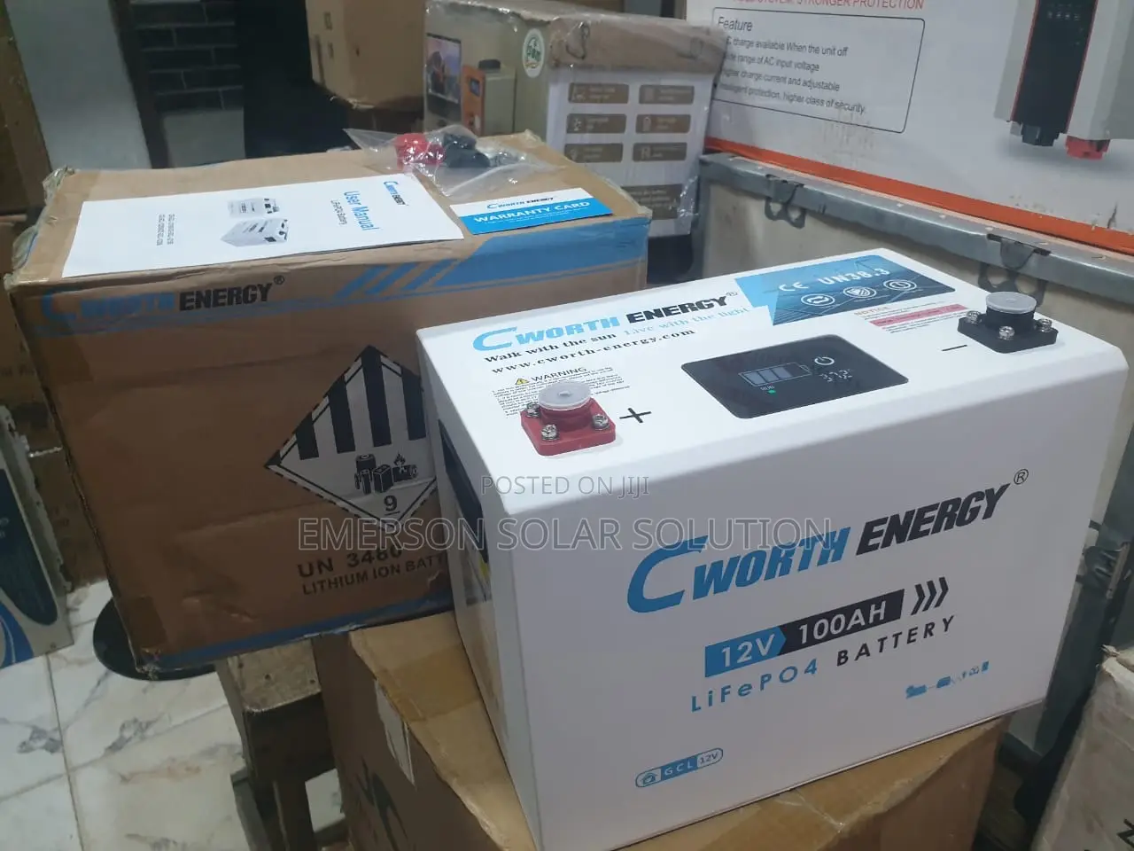 1.2kwh 12v 100ah Cworth Energy Lithium Battery